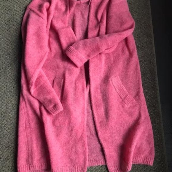 Pink Mohair Cardigan from Part Two - Picture 1 of 2